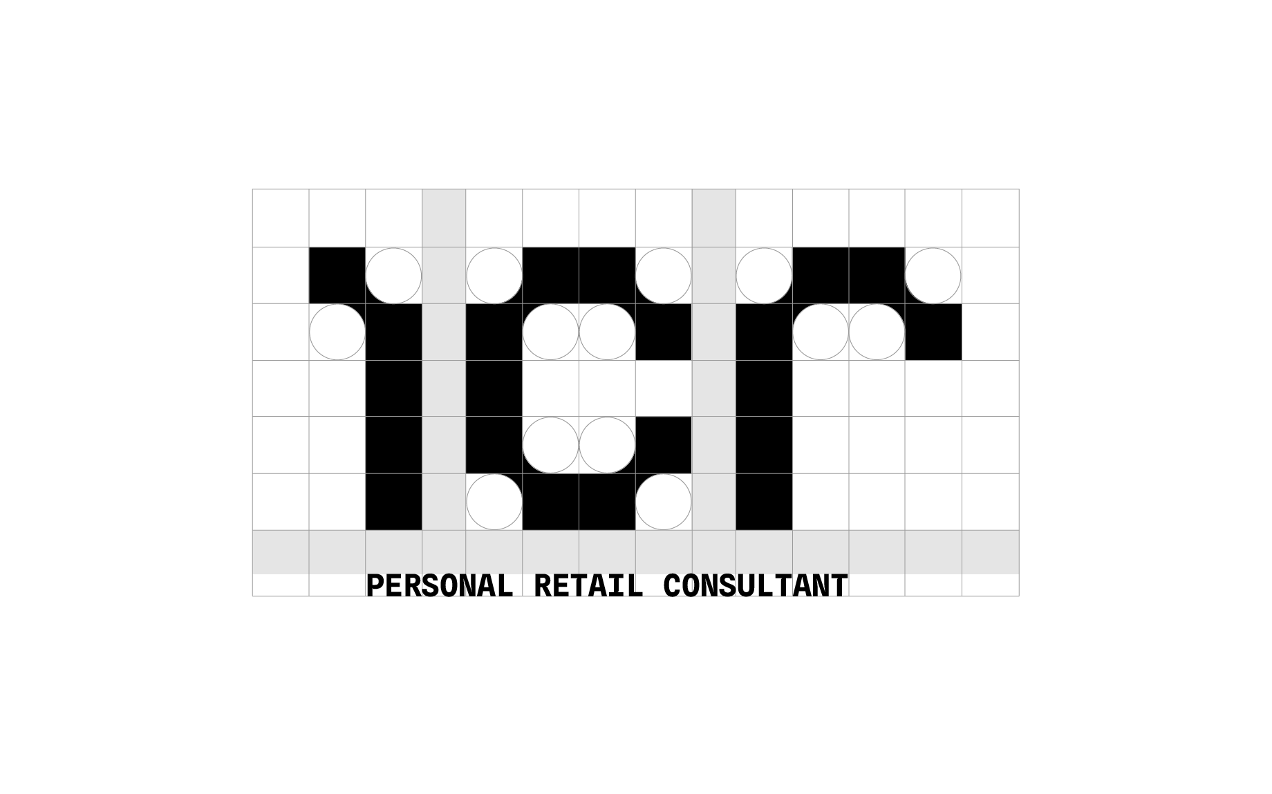 Architettura geometrica del logo ICR