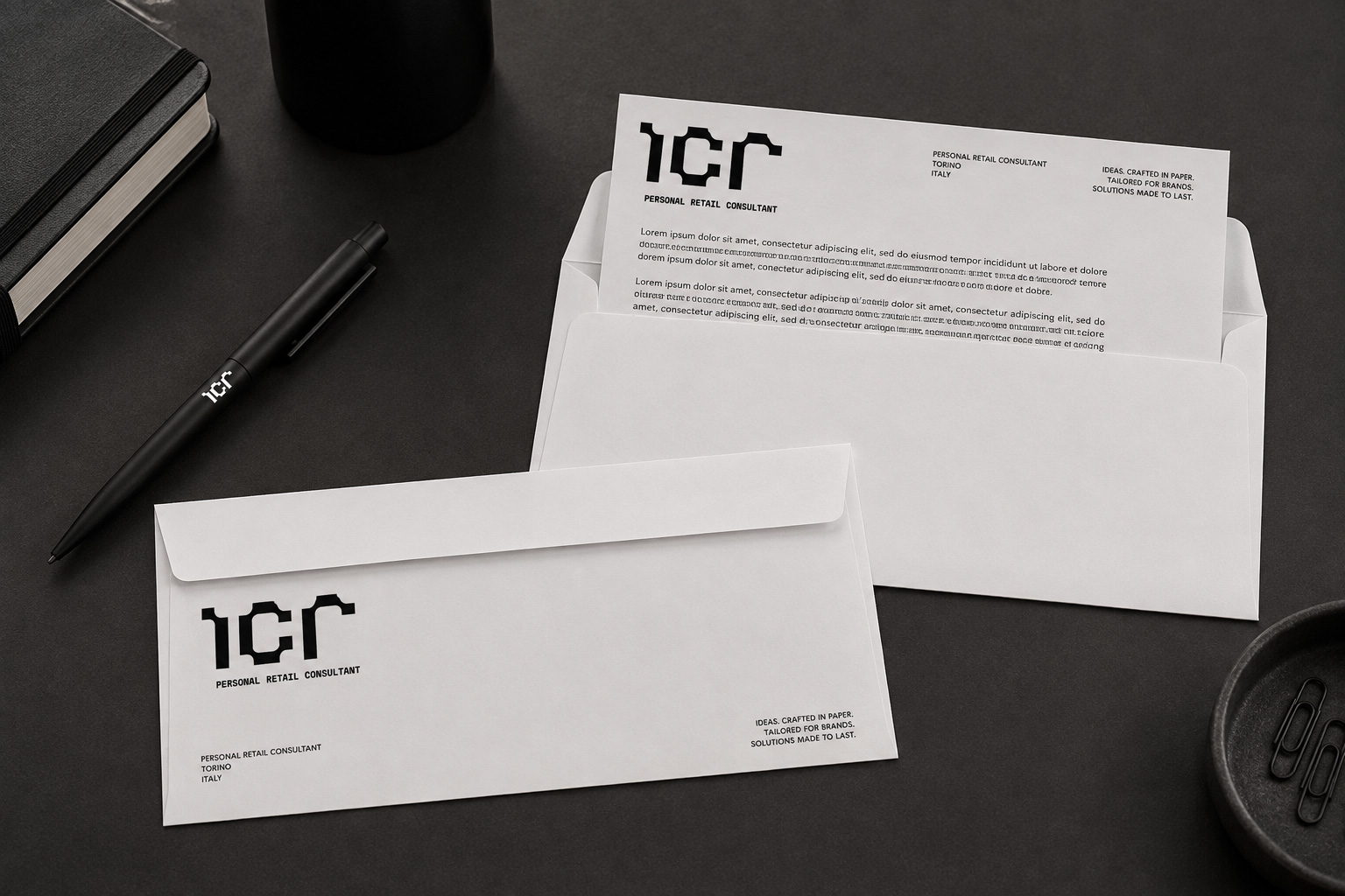 Carta intestata e buste ICR